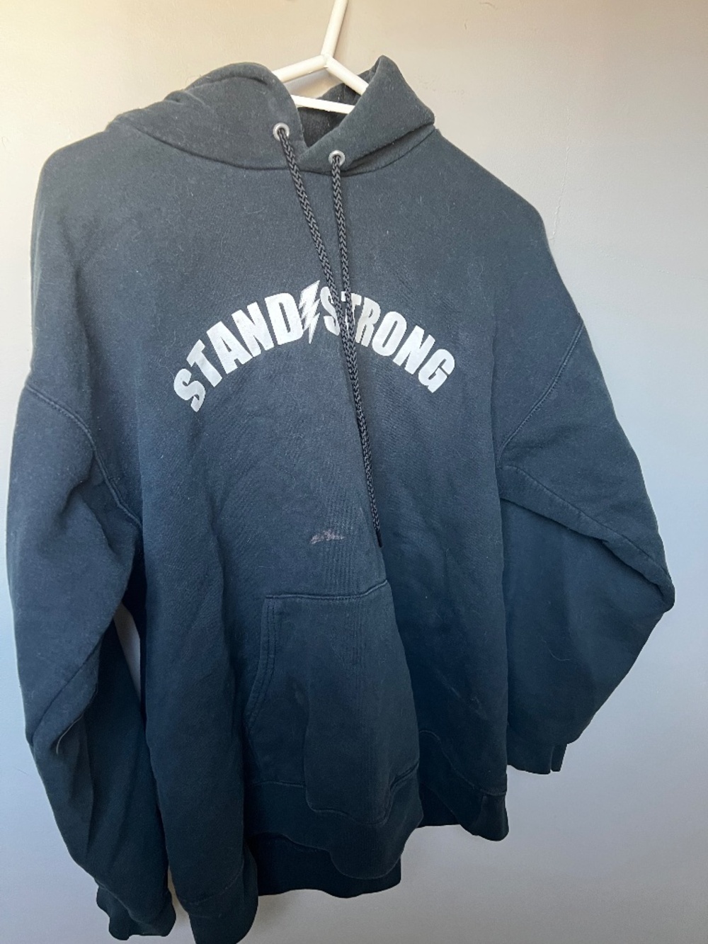 Rare Mike Vallely Stand Strong hoodie signed Larg